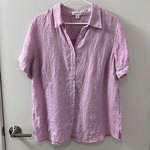 Coldwater Creek Linen Blouse